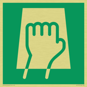 E906 safe condition push pad to open